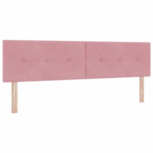 Postel s boxspringem s čelo Růžová 180 x 200 cm samet - obrázek 5