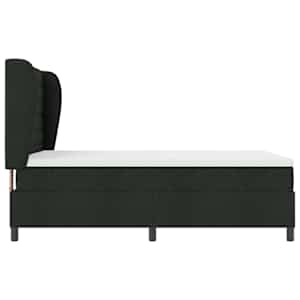 Postel s boxspringem s matrací s čelo Černá 140 x 190 cm textil - obrázek 8