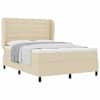vidaXL Karbi vedrumadrats madratsiga peaga cream 140 x 190 cm kangas