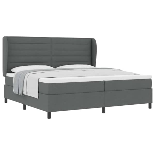 vidaXL Karbi vedrumadrats madratsiga Tumehall 200 x 200 cm kangas