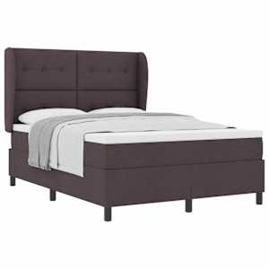 vidaXL Karbi vedrumadrats peaga Tumepruun 140 x 190 cm kangas