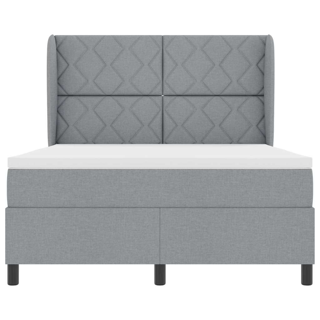 Karbi vedrumadrats madratsiga Helehall 140 x 190 cm kangas 231 Kõik vajalik sinu aeda ja koju! Karbi vedrumadrats madratsiga Helehall 140 x 190 cm kangas - Image 7