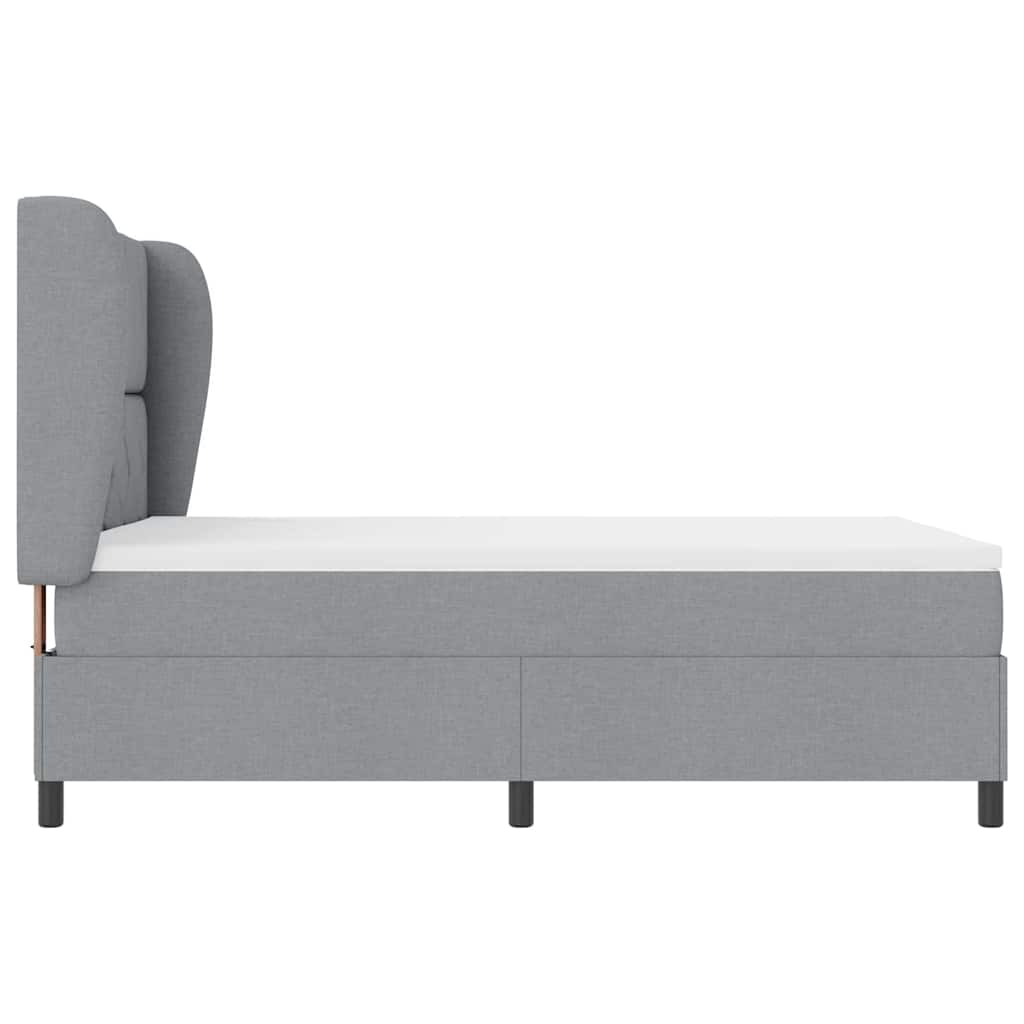 Karbi vedrumadrats madratsiga Helehall 140 x 190 cm kangas 232 Kõik vajalik sinu aeda ja koju! Karbi vedrumadrats madratsiga Helehall 140 x 190 cm kangas - Image 8