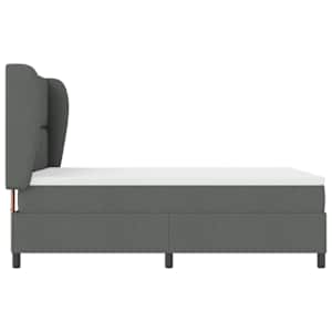 Postel s boxspringem s matrací Tmavě šedá 160 x 200 cm textil - obrázek 8