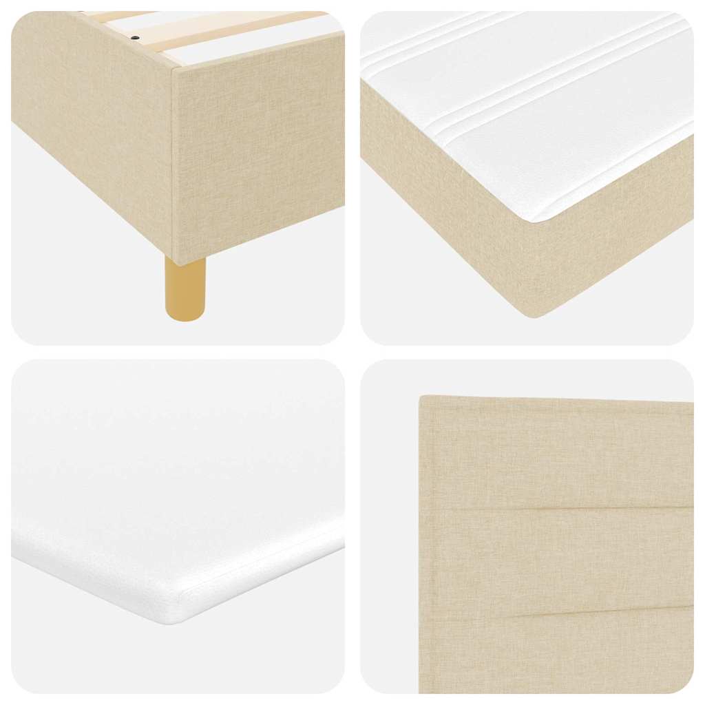 Voodi vedrudega ja madratsiga Tumehall 90x190 cm Kangas cream 10 Kõik vajalik sinu aeda ja koju! Voodi vedrudega ja madratsiga Tumehall 90x190 cm Kangas cream - Image 10