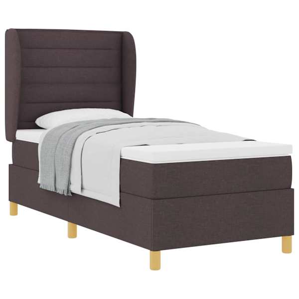 vidaXL Karbi vedrumadrats madratsiga Tume pruun 200 x 90 cm kangas