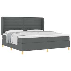 vidaXL Karbi vedrumadrats madratsiga Tumehall 200 x 200 cm kangas