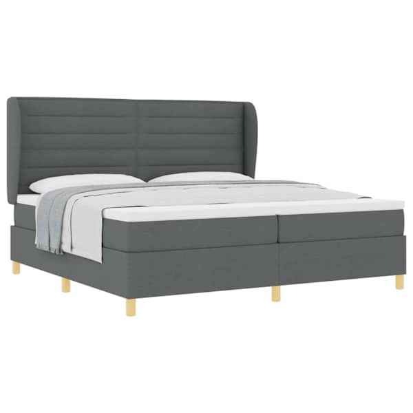 vidaXL Karbi vedrumadrats madratsiga Tumehall 200 x 200 cm kangas