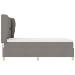 Postel s boxspringem s čelo Taupe 190 x 140 cm textil - obrázek 8