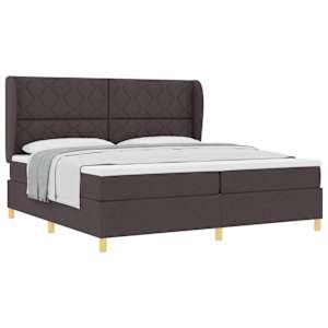 vidaXL Karbi vedrumadrats peaga Tume pruun 200 x 200 cm kangas