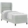 vidaXL Karbi vedrumadrats peaga Helehall 200 x 80 cm Samet