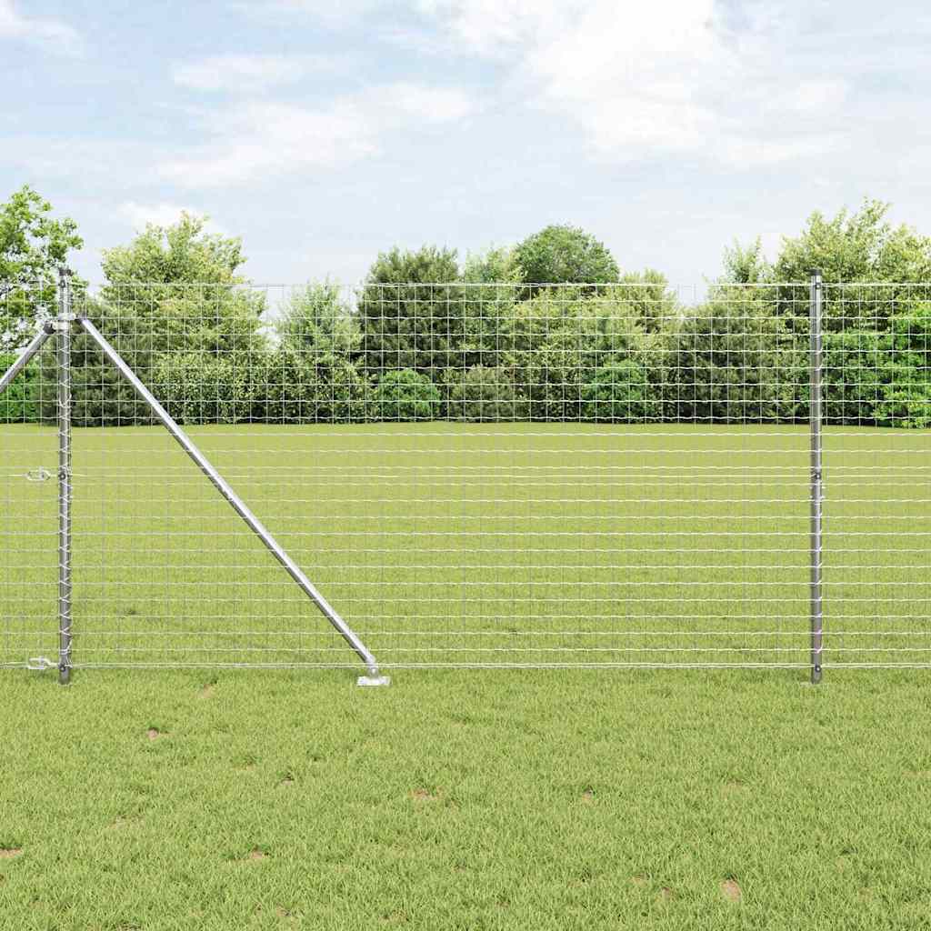 Vippestolper med Spike 26 stk Ø32 mm 140 cm Galvaniseret Stål