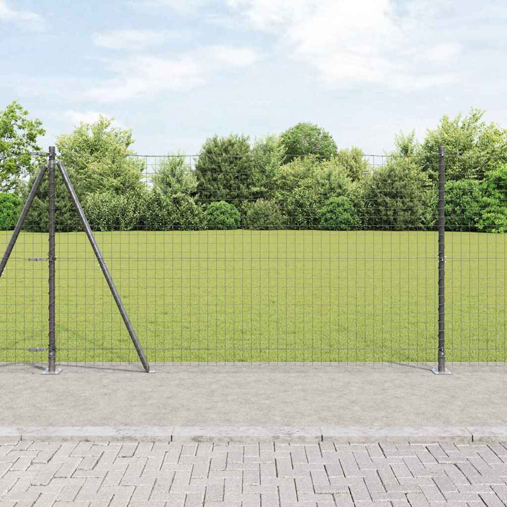 Hegnspyd Sæt af 104 Grå Beton, Metal 3.2 x 3.2 x 78.5 cm