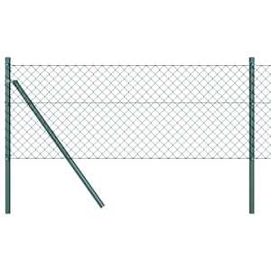 vidaXL Aediku Sisevahe Fikseerimine 10 x 0,4 m PVC-kaetud teras V&otilde;rk