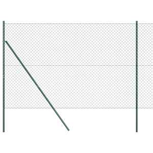 Oplocení na řetězcích se upevňuje na zem 10 x 1,6 m Zelená - obrázek 2