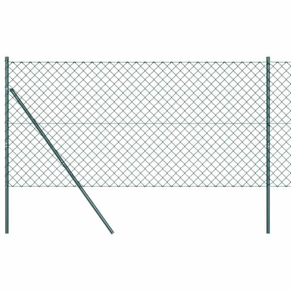 vidaXL Aediku Sisevahe Fikseerimine 25 x 1,2 m PVC-kaetud teras V&otilde;rk