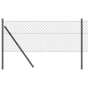 vidaXL Aediku Sisevahe Fikseerimine 10 x 0,4 m PVC-kaetud teras Hall