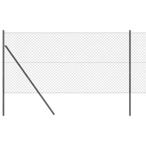 vidaXL Aediku Sisevahe Fikseerimine 10 x 1,2 m PVC-kaetud teras Hall