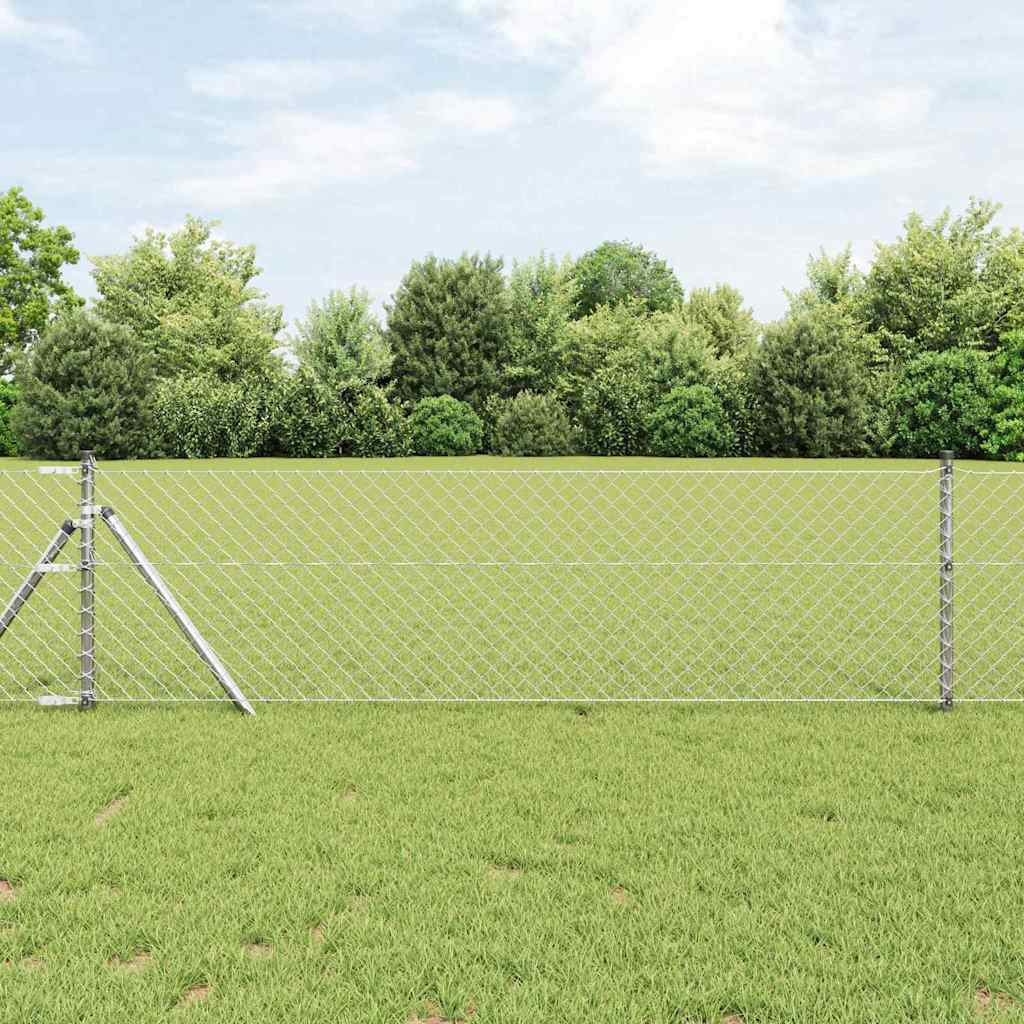 Aiapostide komplekt Hõbedane 0.6 x 25 m Tsingitud teras