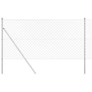 Ocelový plot s řetězovými odkazy na pozemní uchycení 25 x 1 m - obrázek 2