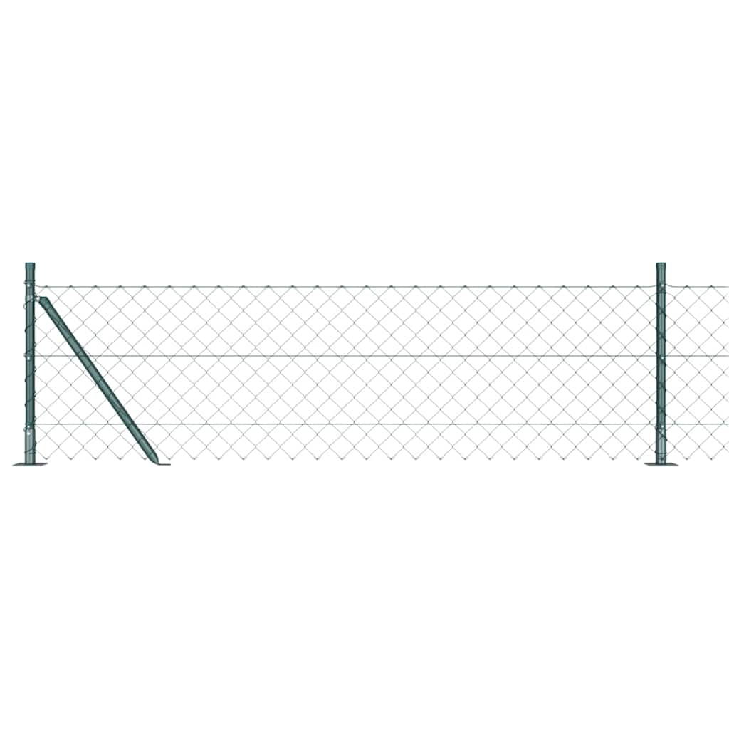 Aiapostide komplekt Hõbedane 10 m x 0.4 m Tsinkteras