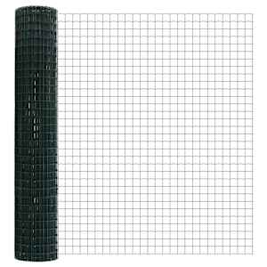 Plot s sloupkem Zelená 1,5 x 10 m Ocel a PVC - obrázek 7