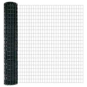 Plot s sloupkem Zelená 1,5 x 10 m Ocel a PVC - obrázek 7