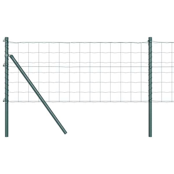 vidaXL Euro Aia P&otilde;hja Kinnitus 10 x 0,4 m PVC-kaetud teras Roheline