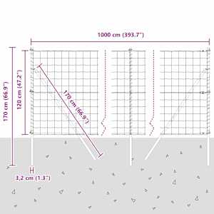Plot s sloupkem Zelená 1,2 x 10 m Ocel - obrázek 13