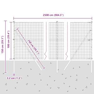 Plot s sloupkem Zelená 1 x 25 m Ocel a PVC - obrázek 13