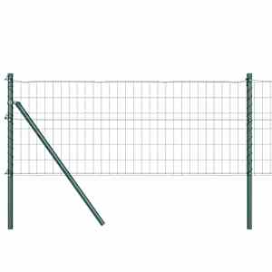 Euro plotové kotvení 25 x 0,4 m Ocel potažená PVC Zelená - obrázek 2