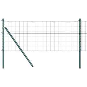 Euro plotové kotvení 50 x 0,6 m Ocel potažená PVC Zelená - obrázek 2