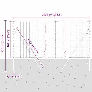 Plot s sloupkem Zelená 1 x 25 m Ocel - obrázek 13