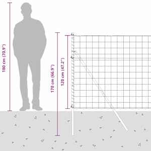 Plot s sloupkem Zelená 1,2 x 25 m Ocel - obrázek 15