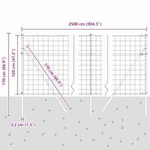 Plot s sloupkem Zelená 1,2 x 25 m Ocel - obrázek 13