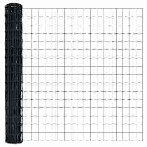 Plot s sloupkem Šedá 1,6 x 10 m Ocel a PVC - obrázek 7