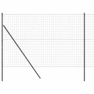 Plot s sloupkem Šedá 1,5 x 10 m Ocel - obrázek 2