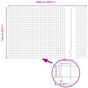 Plot s sloupkem Šedá 1,5 x 10 m Ocel - obrázek 14