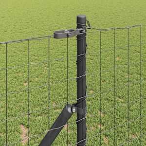 Plot s sloupkem Šedá 1,2 x 25 m Ocel - obrázek 4