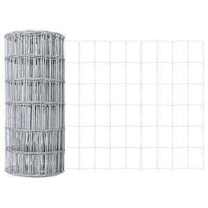 Plot s sloupkem Stříbrná 0,8 x 25 m Ocel a PVC - obrázek 7