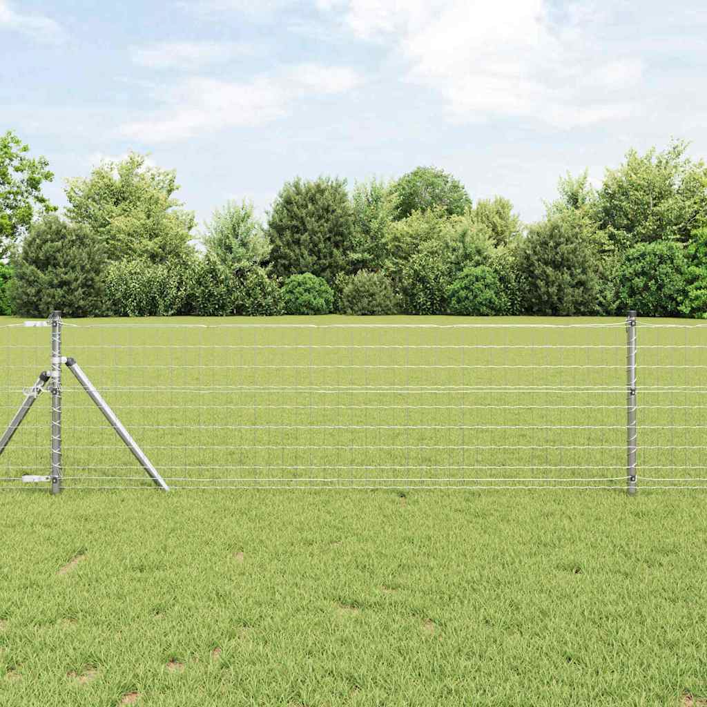 Euro Hegn med 13 Stolper 0.4x50 m Galvaniseret Stål