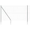 vidaXL Euro Aed Okastega 10 x 1,6 m PVC-kaetud teras Roheline V&otilde;rk