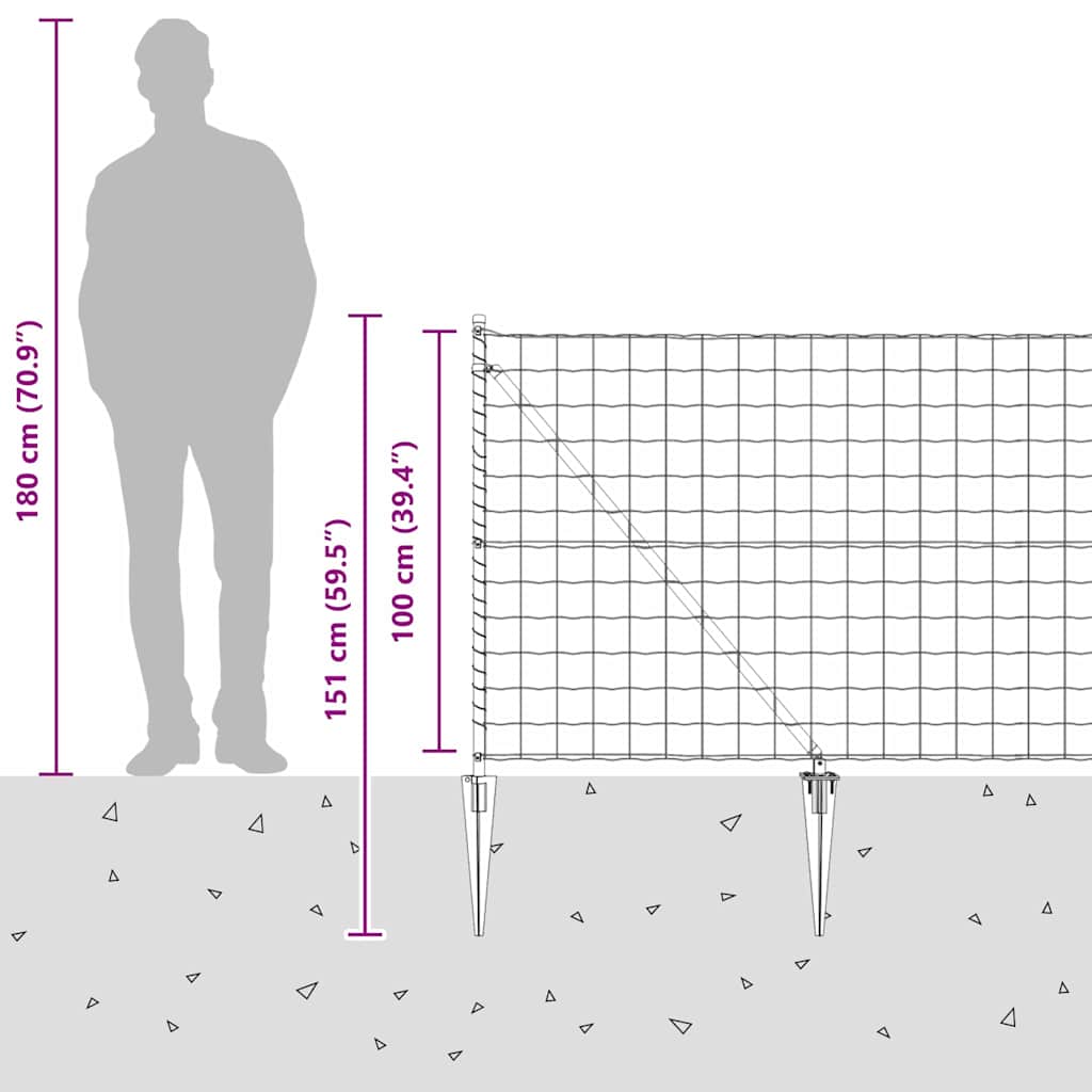 Plot s sloupkem Zelená 1 x 10 m Ocel - obrázek 16
