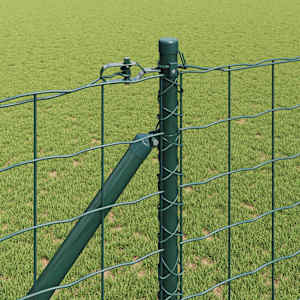 Plot s sloupkem Zelená 1,2 x 10 m Ocel - obrázek 4