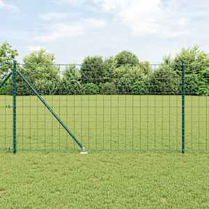 Plot s sloupkem Zelená 1,2 x 10 m Ocel - obrázek 1
