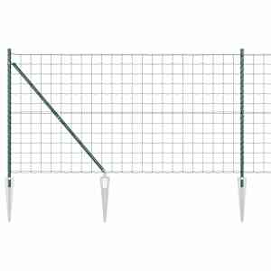 Plot s sloupkem Zelená 1,2 x 10 m Ocel - obrázek 2