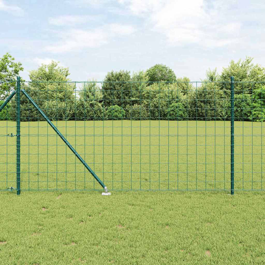 Euro Aed 2-tükiline Komplekt Roheline Metall 25 x 1,0 m
