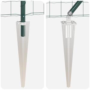 Evropský plot se hroty 25 x 1,0 m Ocel potažená PVC Zelená - obrázek 9