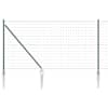 vidaXL Euro Aed Okastega 25 x 1,0 m PVC-kaetud teras Roheline V&otilde;rk