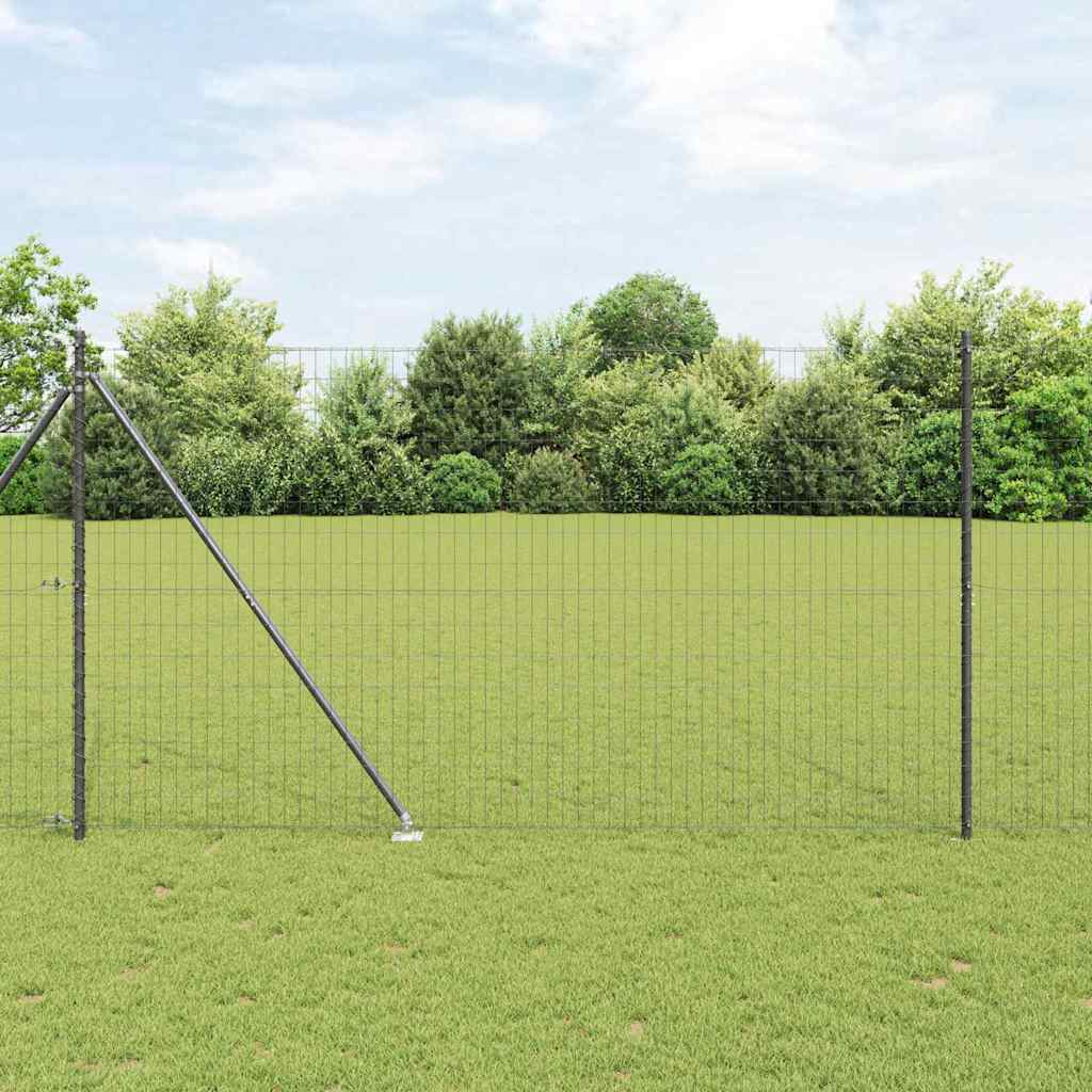 Euro Aed koos 7 küünarnuki postiga 1.5x10 m Galvaniseeritud Teras Hall